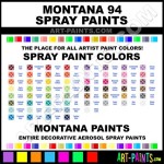 Exploring The Montana Spray Paint Color Chart