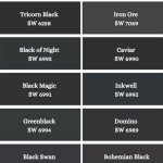 The Top 10 Sherwin Williams Black Paint Colors