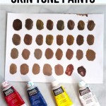 Using Acrylic Paint For Creating Skin Color